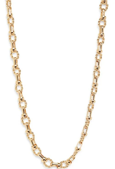 accessory 14K Gold Plated Demi Fine Chain Necklace Nordstrom $65