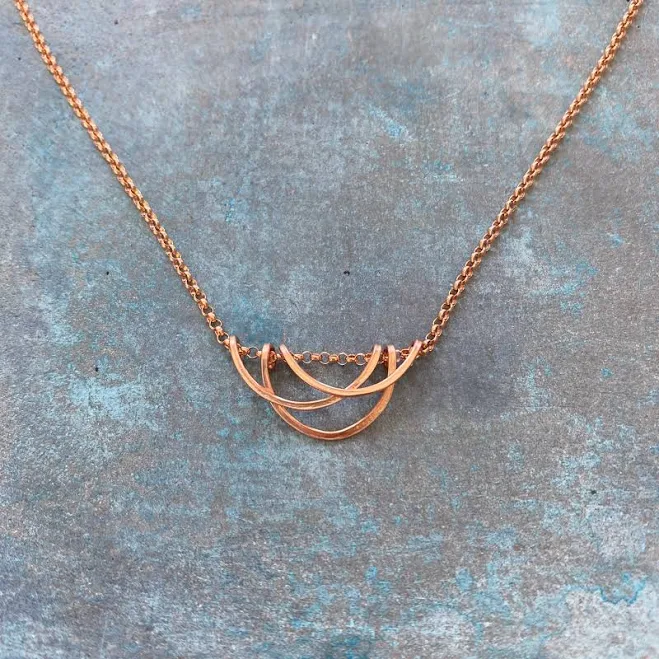 accessory 14K Rose Gold Filled Minimalist Circle Pendant Necklace Etsy - Seller $50