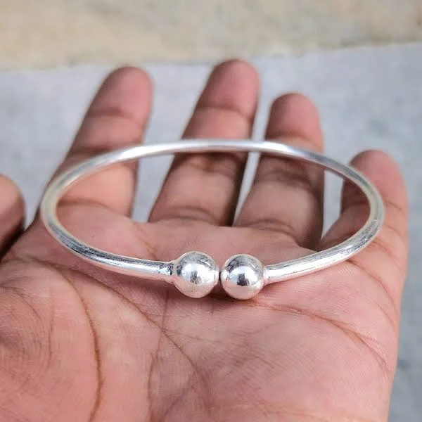 accessory 925 Sterling Silver Minimalist Open Bangle Etsy - Seller $17.5