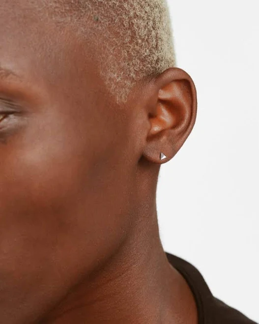 accessory 925 Sterling Silver Minimalist Stud Earrings Etsy - REDCHERRYBLVD $14.04