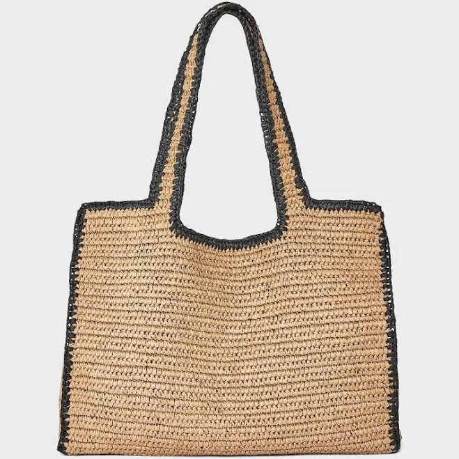 bag A New Day Straw Tote Bag eBay - bullseye_deals $24.99