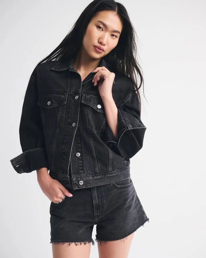 shorts Abercrombie & Fitch Women's High Rise 90s Cutoff Shorts Abercrombie & Fitch $65