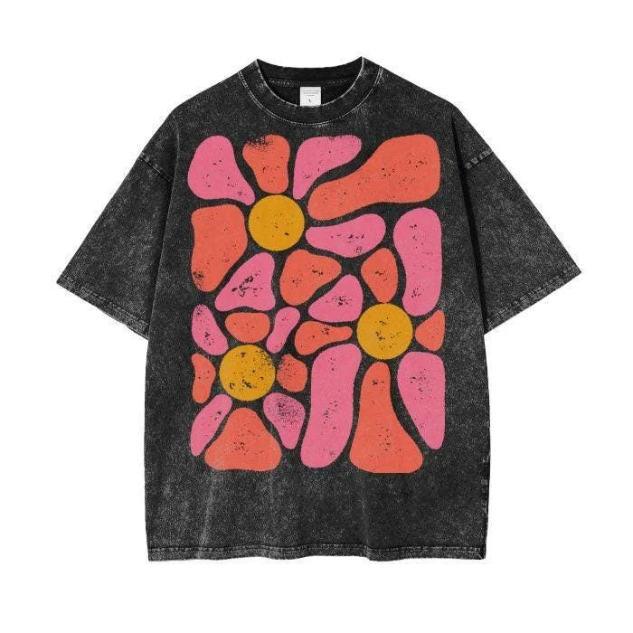 top Abstract Art Oversized Tshirt Etsy - Colorfulmamas $39.99