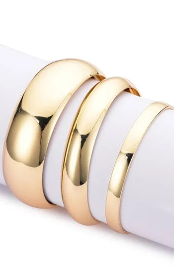 accessory Adornia Women's 14k Gold Plated Bangle Bracelet Set Nordstrom Rack $21.97