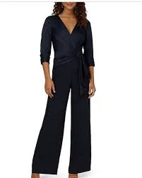 jumpsuit Adrianna Papell Satin Crepe Jumpsuit Women's Dress eBay $75
