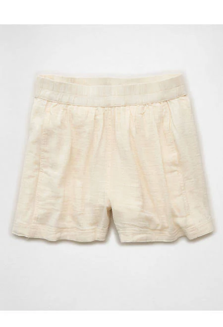 shorts AE Women's High-Waisted Linen-Blend Soft Shorts American Eagle Outfitters $37.95
