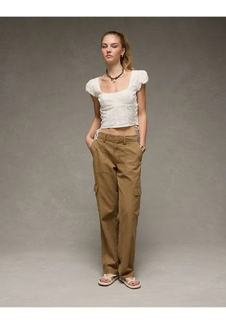 cargo pants AE Women's Low-Rise Baggy Cargo Pants American Eagle Outfitters $24.99