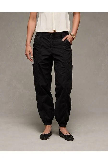 cargo pants AE Women's Snappy Stretch High-Waisted Baggy Cargo Jogger American Eagle Outfitters $23.98