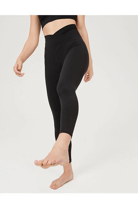 bottoms Aerie Real Me High Waisted Crossover Leggings Aerie $26.97