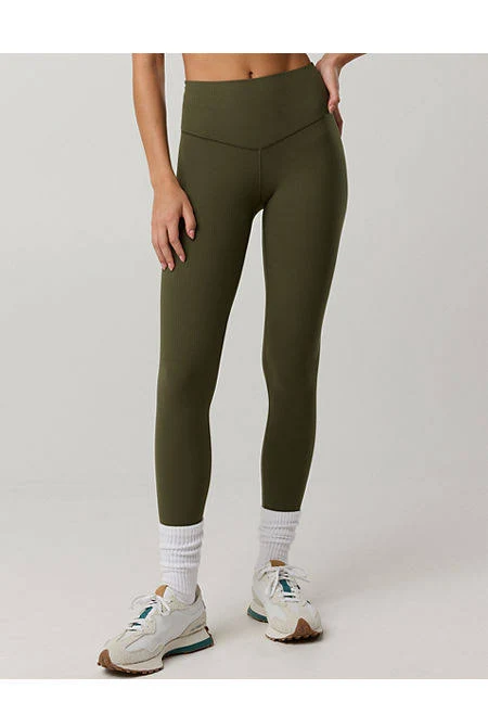 leggings Aerie Real Me Xtra High Waisted Ribbed Leggings Aerie $20