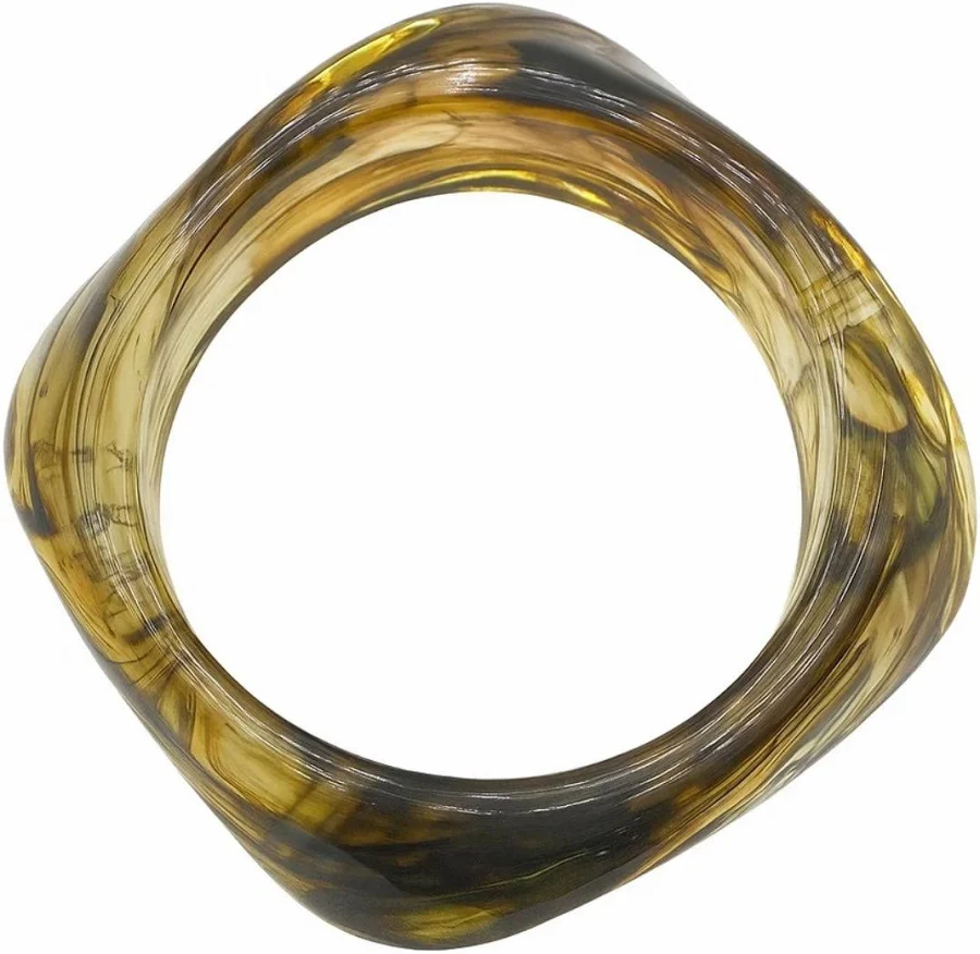 accessory Amber Swirl Resin Bangle Boojie bijoux $20
