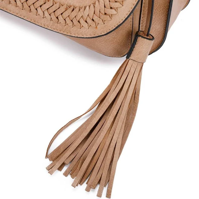 bag Ampere Creations Women's Alice Classic Vegan Leather Saddle Purse Posh West Boutique $69