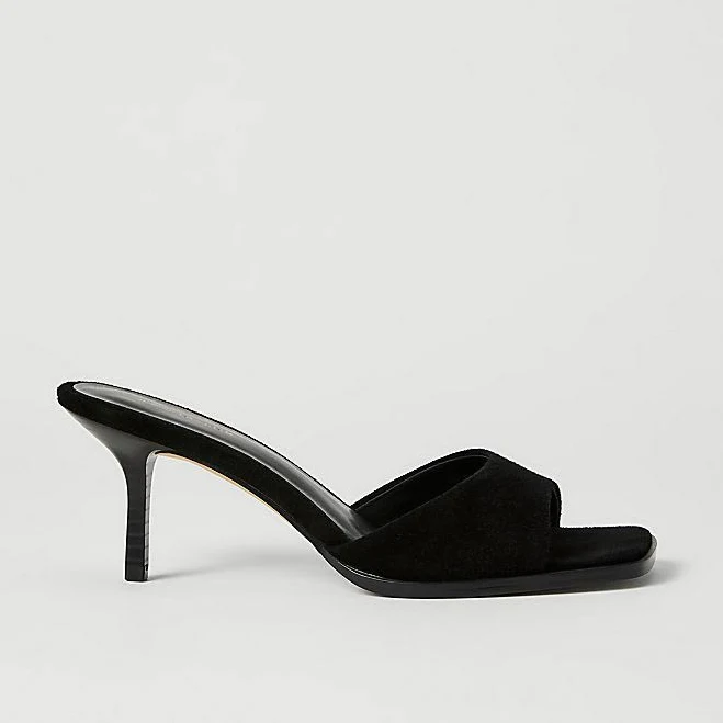 shoes Ann Taylor Women's Suede Mule Sandal Ann Taylor $94.8