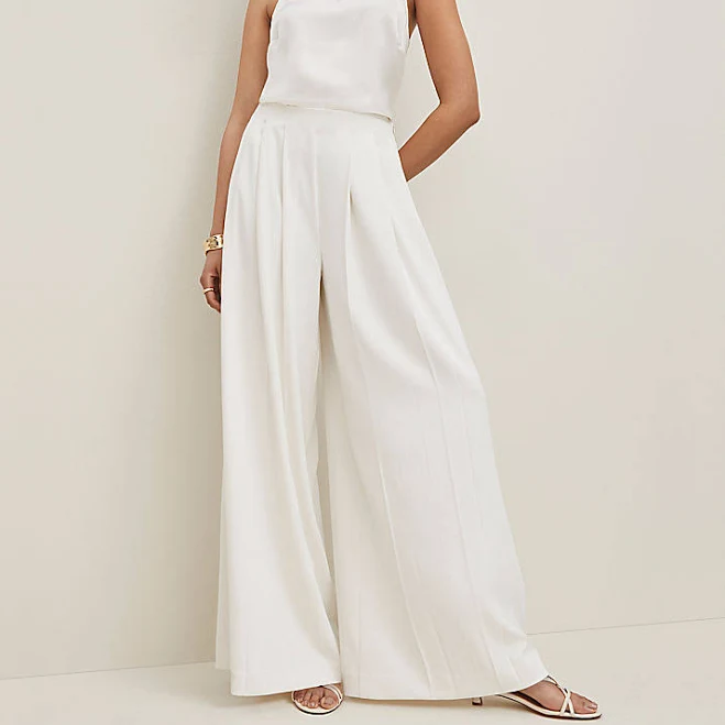 bottoms Ann Taylor Women's Triple Pleat Palazzo Pants Ann Taylor $89.4