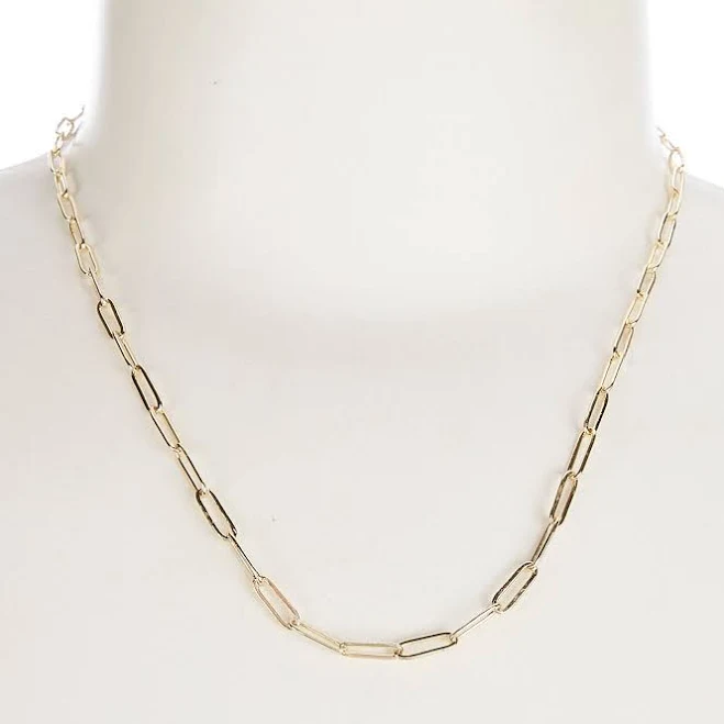 accessory Anna Ava Waterproof Paperclip Chain Necklace Dillard's $35