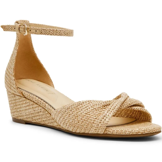 shoes Anne Klein Women's Whitby Ankle Strap Wedge Sandals Macy's $66.5