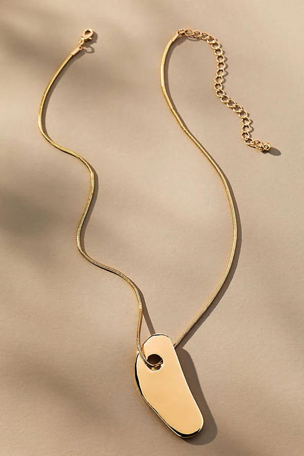 accessory Anthropologie Delicate Sculptural Pendant Necklace Anthropologie $29.95