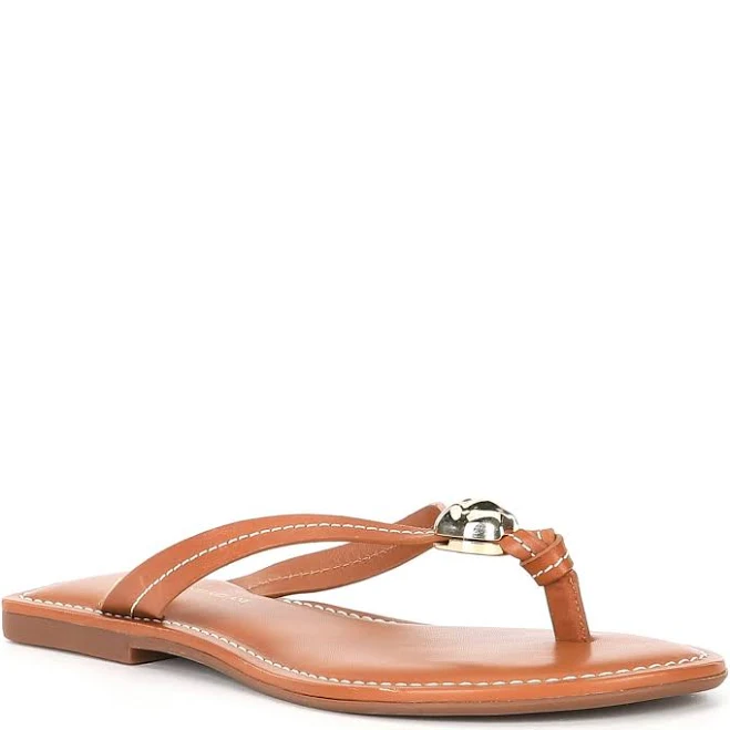 shoes Antonio Melani Kylan Leather Thong Sandals Dillard's $89.99