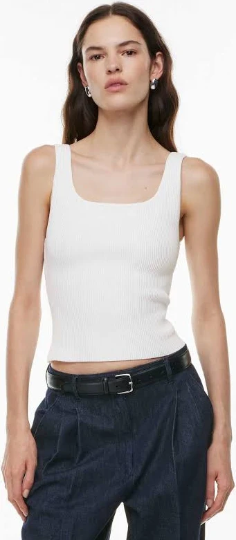 top Aritzia Tops Aritzia Babaton Cropped Sculpt Knit Squareneck Tank Aritzia $19.99