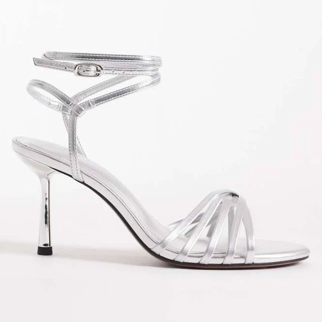 shoes ASOS Design Heroic Minimalist Strappy Heeled Sandals ASOS $47.99