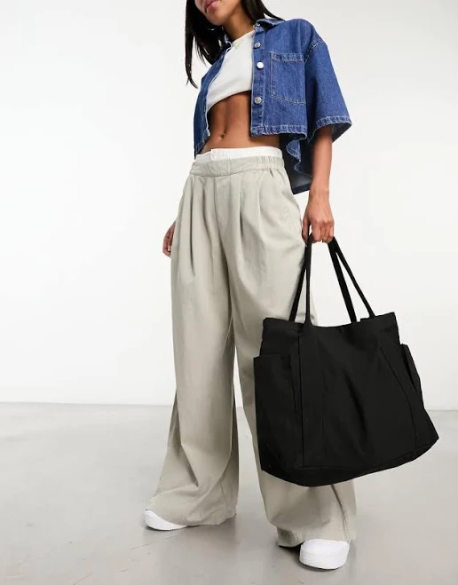 bag ASOS Design Oversized Heavyweight Canvas Tote Bag ASOS $22.49