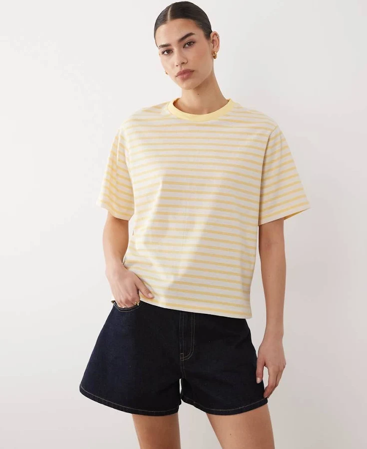 top ASOS Oversized Stripe T-Shirt ASOS $29.99