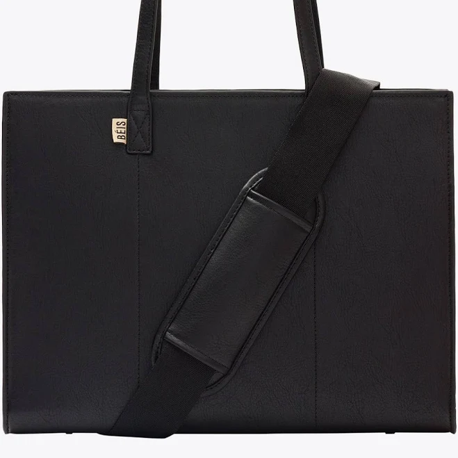 bag Béis Women's Vegan Leather Work Tote with Magnetic Closures BÉIS Travel $148