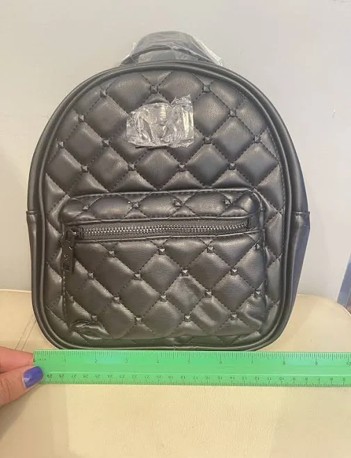 bag Badgley Mischka Vegan Leather Mini Studded Backpack Black eBay - topfynds $23