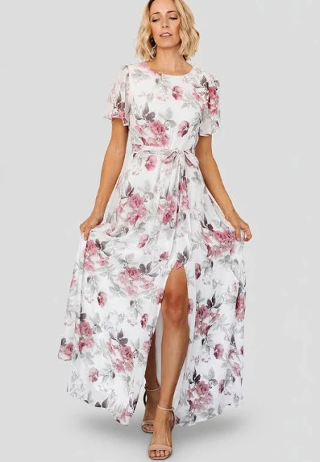 shirt dress Baltic Born Women's Naomi Short Sleeve Maxi Dress Baltic Born $69