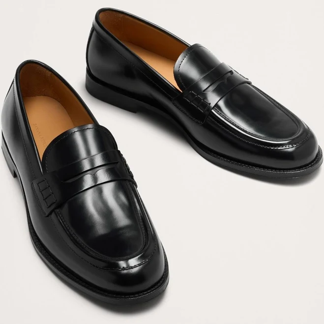 shoes Banana Republic Men's Italian Suede Penny Loafers Banana Republic $240