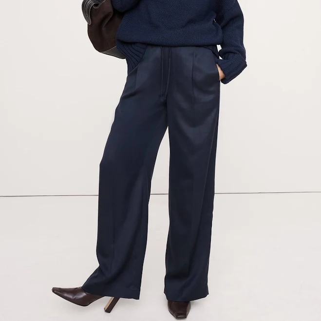 pants Banana Republic Women's High-Rise Wide-Leg Drapey Tencel Pants Banana Republic $99.99