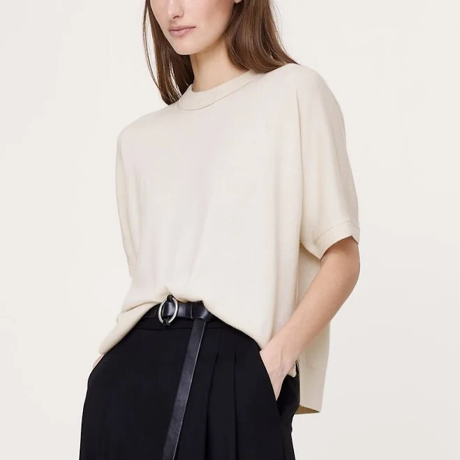 top Banana Republic Women's Merino Sweater Tee Banana Republic $100