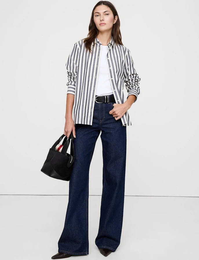 top Banana Republic Women's The Everyday Shirt In Cotton Poplin Banana Republic $59.99