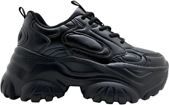 shoes BERNESS Women's Blair Chunky Platform Sneakers LA Style Rush $62.1