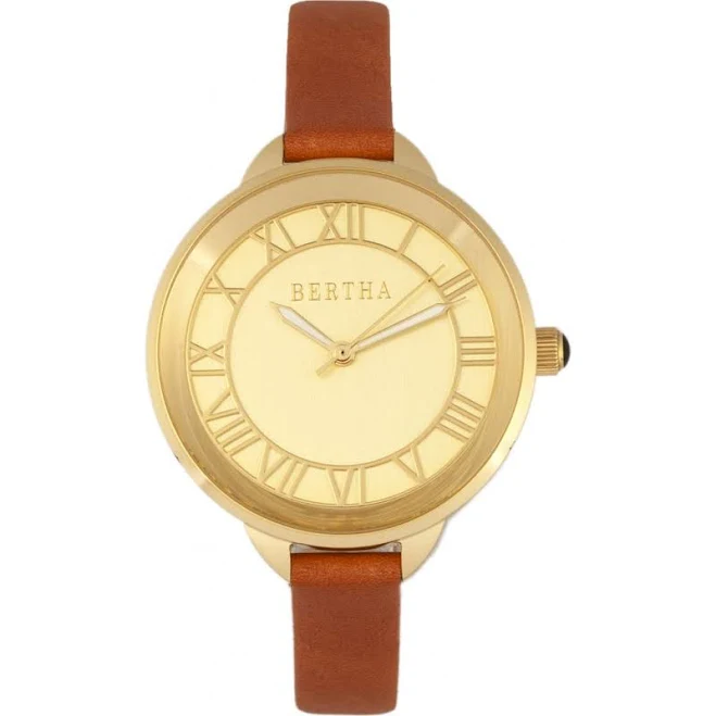 accessory Bertha Women's Madison Leather-Band Watch Nordstrom $36.95