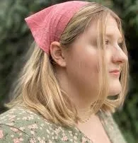 accessory Blush pink cottage core triangle head scarf bandana headband Etsy $12.77