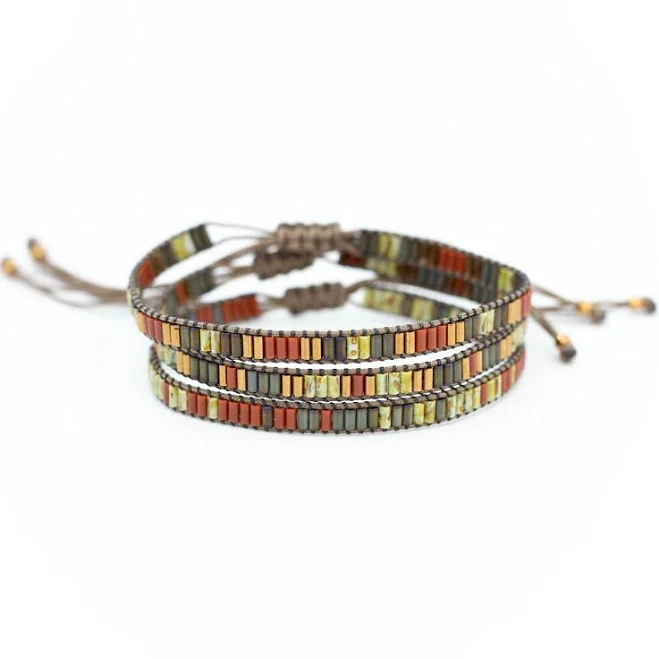 accessory Boho Loom Beaded Bracelet Set Etsy - Taurieldesign $51.18