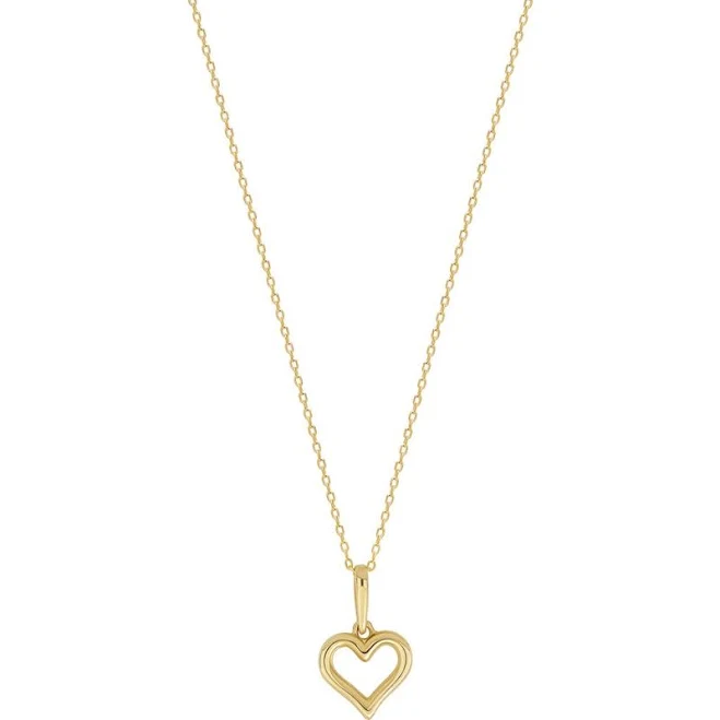 accessory Bony Levy 14K Gold Open Heart Pendant Necklace Nordstrom $285