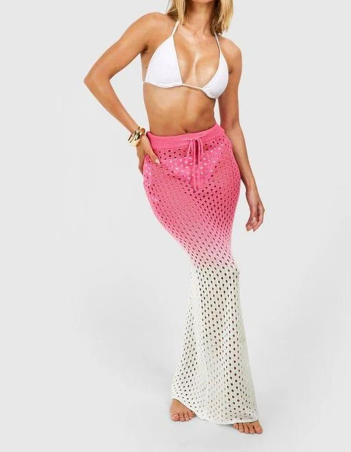 skirt Boohoo Women's Ombre Crochet Maxi Skirt Lyst $14
