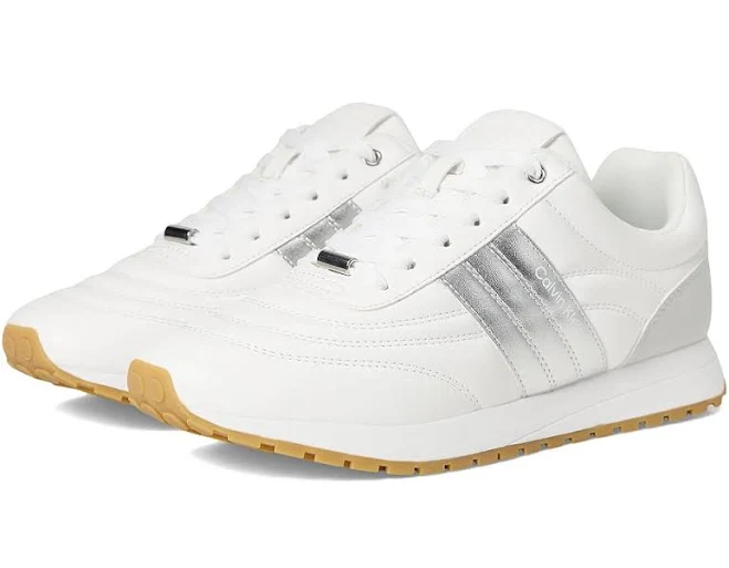 sneakers Calvin Klein Women's Tatyann Retro Lace-Up Sneakers Zappos.com $49.5