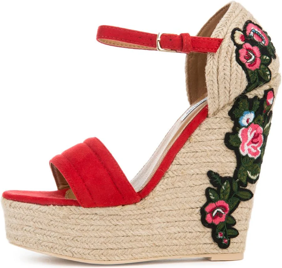 shoes Cape Robbin Zelda-8 Espadrille Wedge Sandals Shiekh $43.99