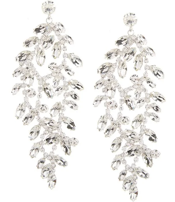 accessory Cezanne Eveline Crystal Chandelier Earrings Dillard's $48
