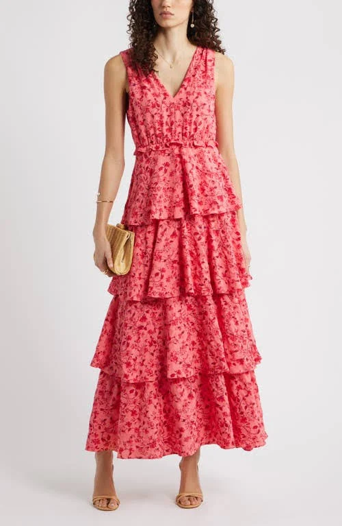 dress Chelsea28 Floral Tiered Maxi Dress Nordstrom $99.5