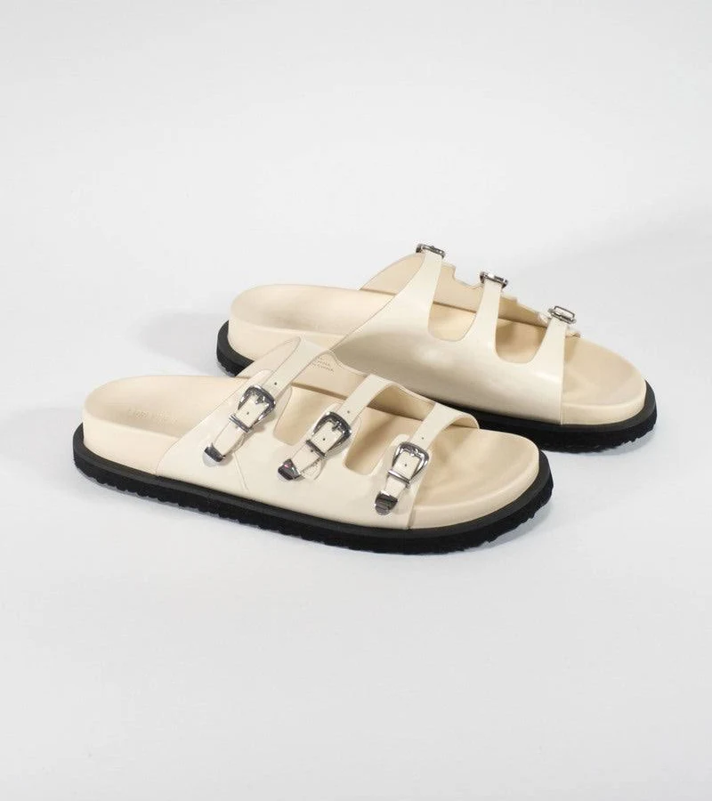 shoes Chunky Faux Leather Sandals Forever 21 $8.98