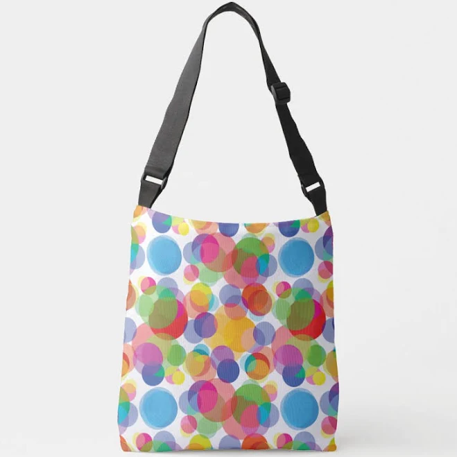 bag Circle Crossbody Bag Zazzle $31.84
