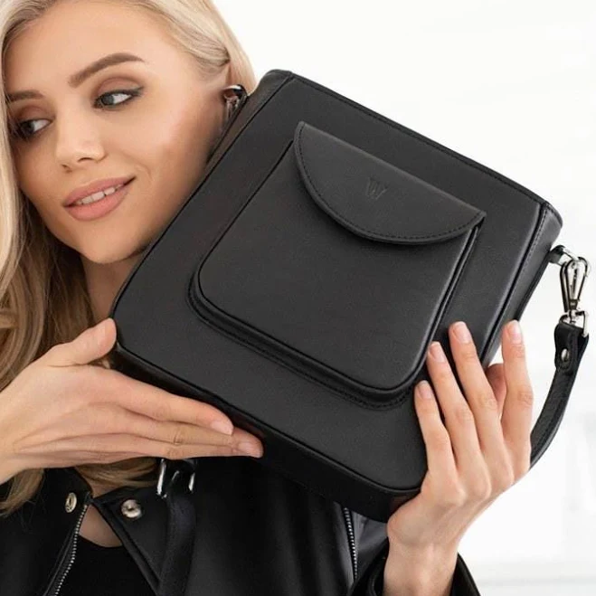 bag Classic Minimalist Leather Crossbody Bag Etsy - Seller $165