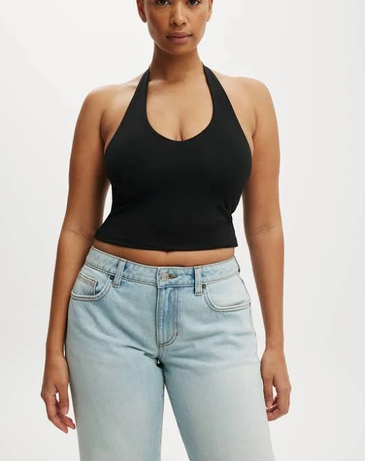 halter top Cotton On Women's All Day V Neck Halter Cotton On $19.99
