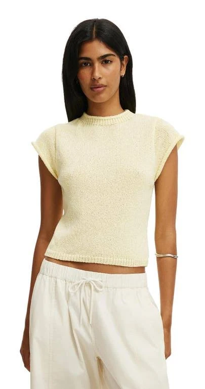 top Cotton On Women's Textured Shortsleeve Knit Top Nordstrom $39.99