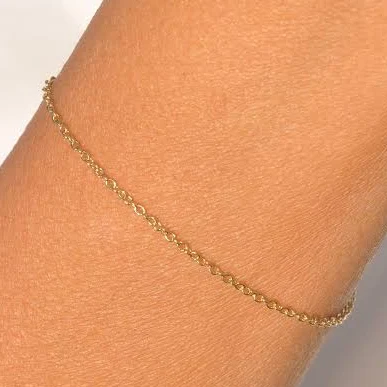 accessory Dainty Gold Filled Chain Bracelet Etsy - SeaSideMotifs $16