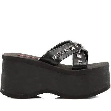 shoes Demonia Funn-29 Platform Vegan Leather Dolls Kill $59.95